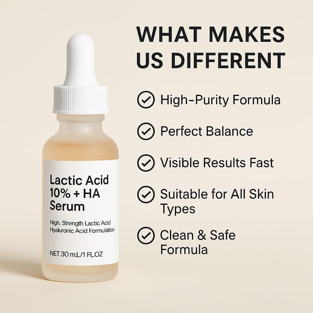 Lactic Acid 10% + Hyaluronic Acid Serum