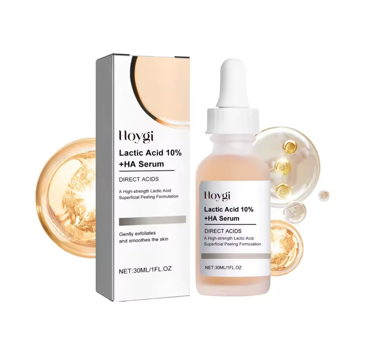 Lactic Acid 10% + Hyaluronic Acid Serum